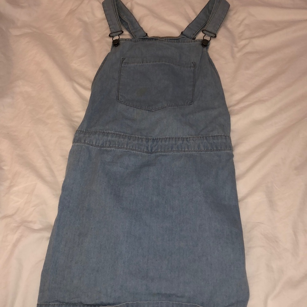 Light blue over all dress from Urban Outfutters